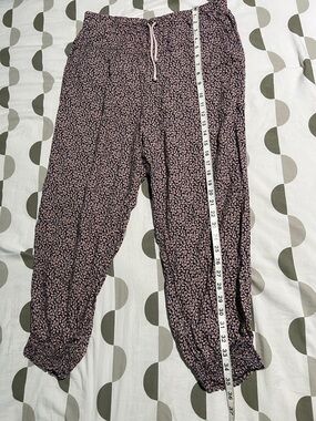 aerie Joggers with Pink Floral Print